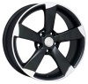 Llanta ADAPTABLE YSM-336 8.0 x 18" (5x112) ET45 GUNMETAL / PULIDO