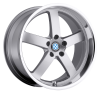 Llanta BEYERN RAPP 10.0x20 (5x120) ET25 PLATA  / ARO PULIDO