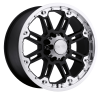 Llanta BLACK RHINO ROCKWELL 9.0x20 (6x139.7) ET-2 NEGRO / ARO PULIDO