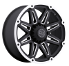 Llanta BLACK RHINO SLIDE 9.0 X 18" (5X127) ET-12 NEGRO MATE