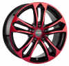 Llanta CARMANI 5 ARROW 7.5x17 (4x100) ET38 ROJO / PULIDO