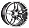 Jante CARMANI 8 LIBERTY 8.5 x 19" (5x112) ET47 NOIR / POLI