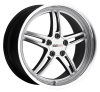 Llanta CRAY SCORPION 9.0x17 (5x120) ET50 PLATA BRILLANTE / ARO PULIDO