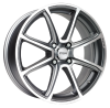 Llanta FOX FX2 ICE 7.0x18 (4x108) ET42 ANTRACITA MATE / PULIDO