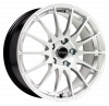 Llanta FOX FX004 7.0x17 (4x108) ET25 PLATA BRILLANTE