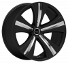 Llanta INOVIT Savoy 8.5 x 19" (5x114.3) ET40 NEGRO / CROMADO