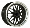 Llanta ADAPTABLE YSM-944 8.0 x 18" (5x120) ET33 HYPER BLACK / ARO PULIDO