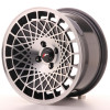 Llanta JAPAN RACING JR14 8 X 15" (4XMULTI) ET20 Black Machined Face