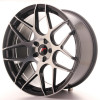 Llanta JAPAN RACING JR18 10 X 20" (5XMULTI) ET38 Black Machined Face