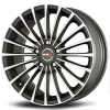 Llanta MAK CORSA 6.5 x 15" (5x100) ET35 ANTRACITA MATE / PULIDO
