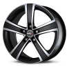 Llanta MAK F5 ICE 8.0 x 18" (5x100) ET35 ANTRACITA / PULIDO MATE