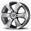 Llanta MAK RAPTOR 6 MIRROR 7.5 x 17" (6x114.3) ET30 ANTRACITA / PULIDO