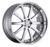 Llanta MANDRUS VELO 10.0x20 (5x112) ET41 PLATA  / PULIDO / ARO CROMADO