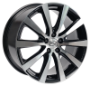 Llanta MIM MONZA 7.0x16 (5x112) ET35 NEGRO / PULIDO
