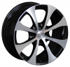 Llanta MIM SAVONA 5.5x14 (4x108) ET14 NEGRO / PULIDO