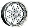 Llanta MOTEC ANTARES 8,5x20 (5x112) ET45 NEGRO / ARO EN ACERO INOXIDABLE