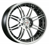 Llanta MOTEC ANTARES 9.5x20 (5x112) ET35 NEGRO / PULIDO