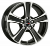 Llanta MOTEC COOL 6.5x15 (5x108) ET45 NEGRO / PULIDO