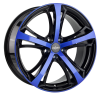 Llanta OXIGIN 16 SPARROW 8.0x18 (5x114.3) ET35 AZUL / PULIDO