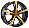 Llanta OXIGIN 16 SPARROW 8.0x18 (5x114.3) ET35 NARANJA / PULIDO