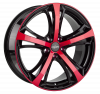 Llanta OXIGIN 16 SPARROW 8.0x18 (5x114.3) ET35 ROJO / PULIDO