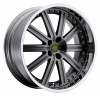 Llanta REDBOURNE BARON 9.5x20 (5x120) ET32 GUNMETAL / ARO CROMADO