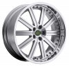 Llanta REDBOURNE BARON 9.5x20 (5x120) ET32 PLATA / ARO CROMADO