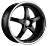 Llanta RS RS-5 BLACK 8.0x19 (5x120) ET35 NEGRO