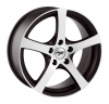 Llanta TFT VERSUS POLISHED 5.5 x 13" (4x100) ET35 NEGRO / PULIDO