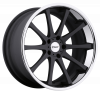 Llanta TSW JEREZ 8.5 X 18" (5X120) ET15 NEGRO MATE / ARO CROMADO