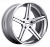 Llanta TSW MIRABEAU 10.0 X 20" (5X114.3) ET40 PLATA / FRENTE PULIDO CON ARO EN CROMADO