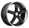 Llanta TSW STOWE 10.0x20 (5x120) ET25 NEGRO / ARO PULIDO