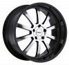 Llanta TSW WILLOW 8.0x17 (5x100) ET35 NEGRO / PULIDO