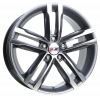 Llanta XTK BD023 7.5 X 17" (5X112) ET45 ANTRACITA / Pulido