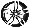 Llanta XTREME X55 8.0 X 18" (5X100) ET35 NEGRO MATE / PULIDO