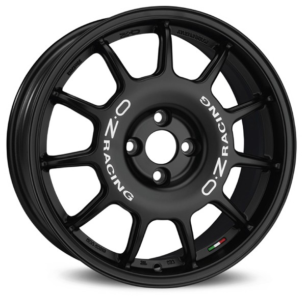 Llanta OZ Racing LEGGENDA 7 X 17" (4X100) ET37 MATT BLACK WHITE LETTERING