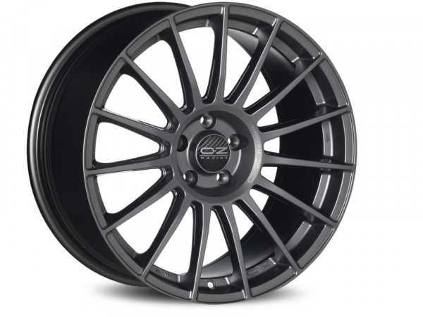 Llanta OZ Racing SUPERTURISMO LM 8,5 X 19" (5X114,3) ET38 MATT GRAPHITE SILVER LETTERING