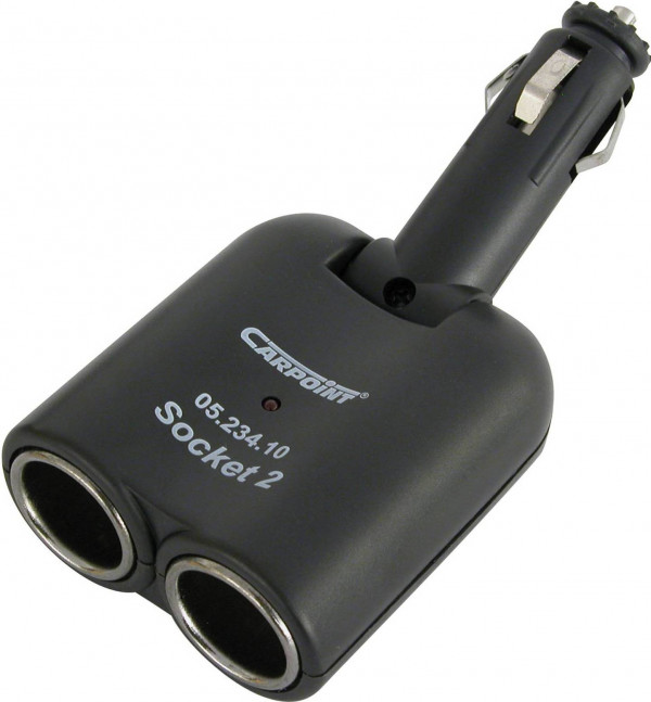 ENCHUFE MECHERO DOBLE REGULABLE 12V 5AMP