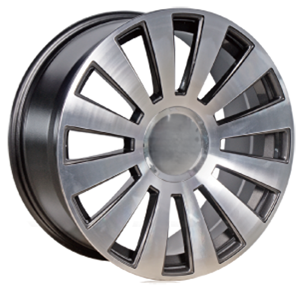 Llanta ADAPTABLE YSM-199 7.0 x 16" (8x100) ET35 GUNMETAL / PULIDO