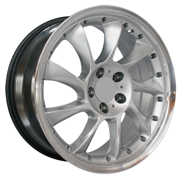 Llanta ADAPTABLE YSM-443 8.5 x 18" (5x112) ET35 PLATA BRILLANTE / ARO PULIDO