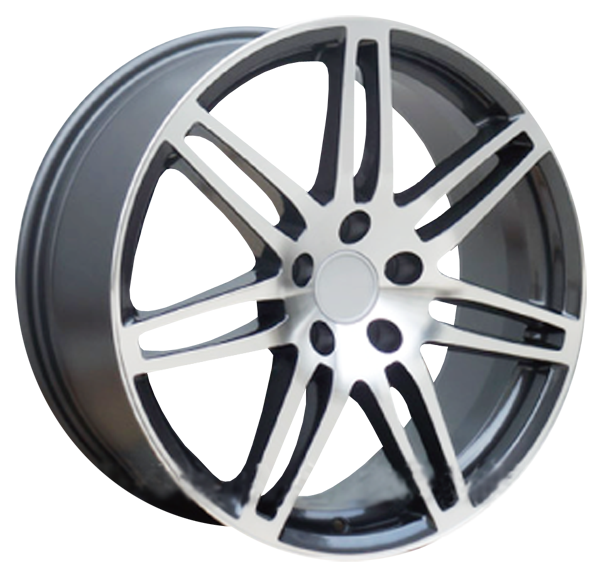 Llanta ADAPTABLE YSM-448 9.0 x 20" (5x130) ET48 GUNMETAL / PULIDO