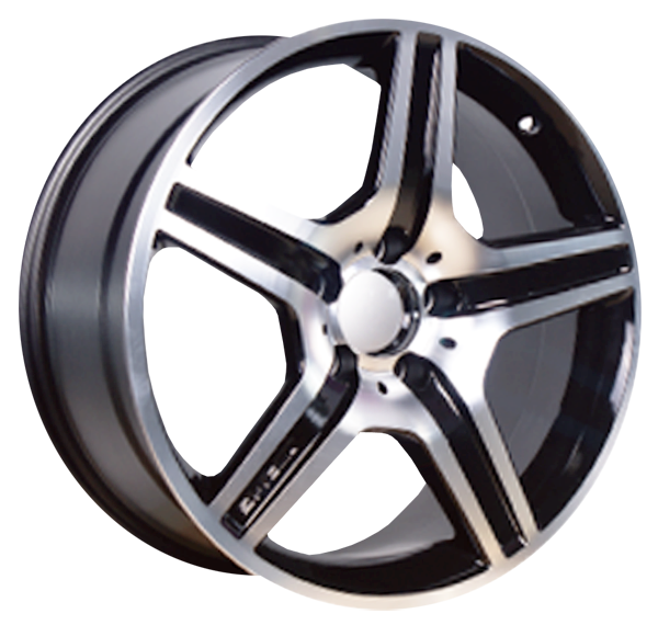 Llanta ADAPTABLE YSM-450 7.5 x 16" (5x112) ET35 GUNMETAL / PULIDO