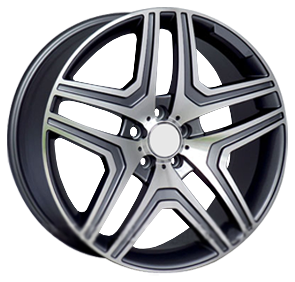 Llanta ADAPTABLE YSM-454 9.5 x 20" (5x112) ET46 GUNMETAL / PULIDO