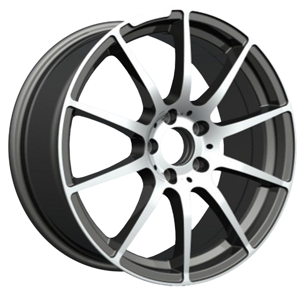 Llanta ADAPTABLE YSM-629 8.0 x 18" (5x112) ET35 GUNMETAL / PULIDO