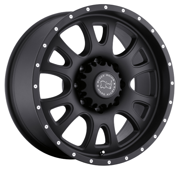 Llanta BLACK RHINO LUCERNE 9.0x17 (5x114.3) ET-12 NEGRO MATE