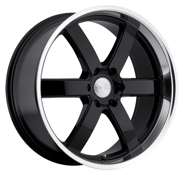 Llanta BLACK RHINO PONDORA 8.5 X 20" (6X139.7) ET45 NEGRO / ARO PULIDO MATE