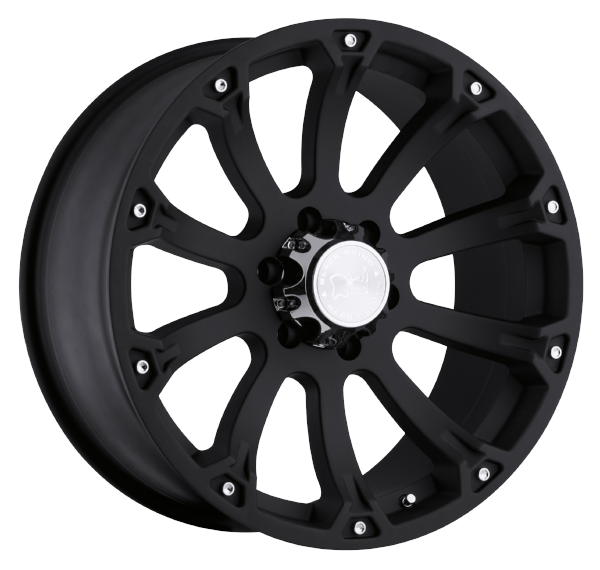 Llanta BLACK RHINO SIDEWINDER 9.0x20 (6x139.7) ET-12 NEGRO MATE