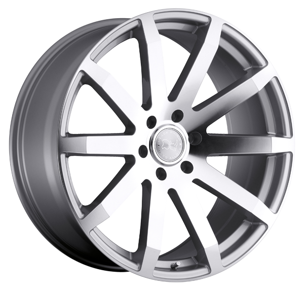 Llanta BLACK RHINO TRAVERSE 9.5 X 22" (5X139.7) ET20 PLATA / FRENTE PULIDO
