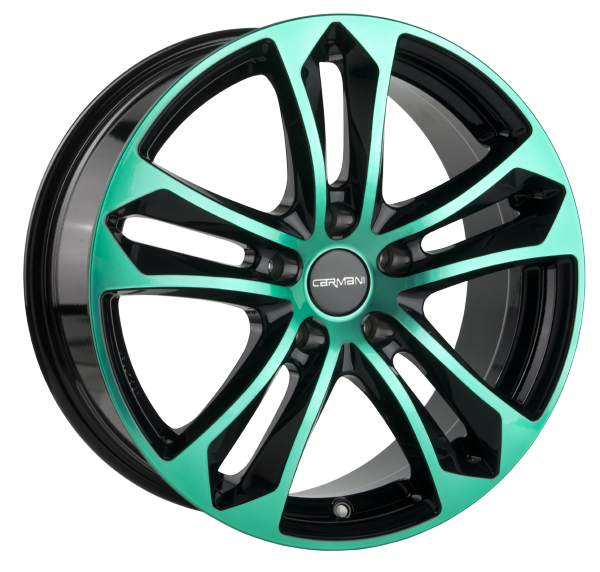 Llanta CARMANI 5 ARROW 8.0x18 (5x112) ET47  VERDE PULIDO