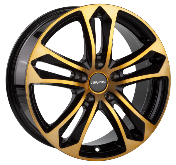 Llanta CARMANI 5 ARROW 7.0x16 (4x108) ET22 NARANJA / PULIDO